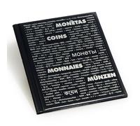 Leuchtturm 345988 Álbum portamonedas - Álbum de colección con 10 Fundas para 20 portamonedas de cartón Cada una - Azul