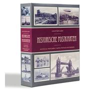 Leuchtturm 348002 Álbum de colección - Álbum de postales para 200 postales históricas con 50 fundas transparentes encuadernadas