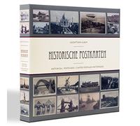 Leuchtturm 348003 Álbum de colección - Álbum de Postales para 600 Postales históricas con 50 Fundas Transparentes encuadernadas