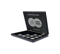 Leuchtturm 350448 Volterra Monedero para 20 onzas de Plata de la Filarmónica de Viena en cápsulas Monedero - 1 OZ. - Negro