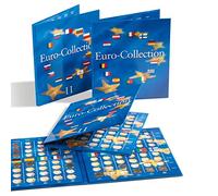 Leuchtturm 354614 Álbum de monedas Presso Euro-Collection - Bundle volumen 1 y 2 Colección de monedas EURO