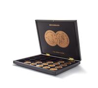 Leuchtturm 363743 Estuche Volterra para 30 Monedas de Oro Krugerrand en cápsulas - para 1 Oz/onzas
