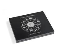 Leuchtturm 364640 Estuche Volterra para 12 Monedas de Plata Lunar III en cápsulas - para 1 Oz/onzas