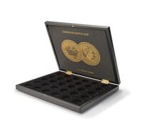 Leuchtturm 365159 Estuche Volterra para 30 Monedas de Oro Maple Leaf en cápsulas - para 1 Oz/onzas