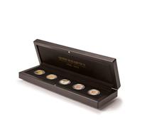 Leuchtturm 368467 Estuche Volterra Reina Isabel II para 5 soberanos en cápsulas - sin Monedas ni cápsulas