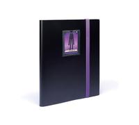 Leuchtturm 369507 TCG Album Slim - con 20 Fundas para 360 Cartas coleccionables como Yu-Gi-Oh, Magic, Lorcana o One Piece - Tapa Blanda Negro-Violeta