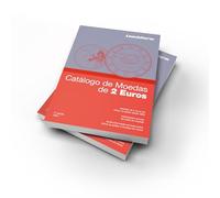 Leuchtturm 372918 Catálogo de 2 Euros 2025 con Ilustraciones e información sobre Todas Las Monedas de Dos Euros en circulación - Portugués