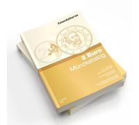 Leuchtturm 374382 Catálogo de 2 Euros 2026 con Ilustraciones e información sobre Todas Las Monedas de Dos Euros en circulación - Alemán