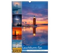 Leuchtturm-Fan (Wandkalender 2026 DIN A3 hoch), CALVENDO Monatskalender: Erleben Sie die raue Schönheit und stille Magie der Küste, mit ihren Leuchttürmen.