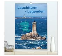 Leuchtturm-Legenden im Westen der Bretagne (hochwertiger Premium Wandkalender 2026 DIN A2 hoch), Kunstdruck in Hochglanz: Die legendären Leuchttürme im Finistere