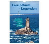Leuchtturm-Legenden im Westen der Bretagne (Wandkalender 2026 DIN A4 hoch), CALVENDO Monatskalender: Die legendären Leuchttürme im Finistere