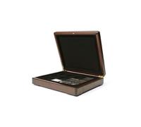 Leuchtturm Mazzola Tableau - Cápsulas para monedas (capacidad para 12 cuadros), color negro