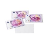 Leuchtturm Schutzhüllen Basic für Banknoten und „Euro Souvenir“-Scheine, 140 x 80 mm, 50er Pack