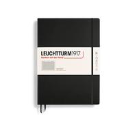 LEUCHTTURM1917 307959 Libreta Master Classic (A4+) 225 x 315 mm, Tapa Dura, 235 páginas numeradas, Negro, Cuadriculada