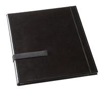 LEUCHTTURM1917 317520 Libreta de Pentagramas A4, con correa de mano, Negro