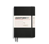 LEUCHTTURM1917 324804 Libreta de notas Medium (A5) tapas blandas, 123 páginas numeradas, puntos, negro