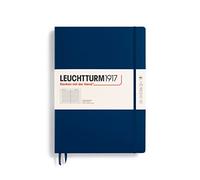 LEUCHTTURM1917 359867 Libreta de notas Master Classic (A4+) tapas duras, 235 páginas numeradas, azul marino, líneas