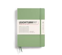LEUCHTTURM1917 361582 Libreta de notas Medium (A5) tapas duras, 251 páginas numeradas, sage, líneas