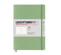 LEUCHTTURM1917 361592 Libreta de notas Medium (A5) tapas blandas, 123 páginas numeradas, puntos, sage