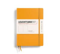 LEUCHTTURM1917 363386 Libreta Medium (A5) 145 x 210 mm, Tapa Dura, 251 páginas numeradas, Rising Sun, Lisa