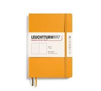 LEUCHTTURM1917 363402 Libreta Medium (A5) 145 x 210 mm, Tapa Blanda, 123 páginas numeradas, Rising Sun, Lisa