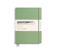 LEUCHTTURM1917 363920 Libreta Master Slim (A4+) 225 x 315 mm, Tapa Dura, 123 páginas numeradas, Sage, Puntos