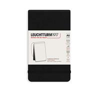 LEUCHTTURM1917 364411 Bloc de notas Pocket (A6) 90 x 150 mm, Tapa Dura, 184 páginas numeradas, Negro, Puntos