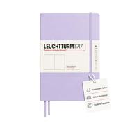 LEUCHTTURM1917 365480 Libreta Medium (A5) 145 x 210 mm, Tapa Dura, 251 páginas numeradas, Lilac, Lisa