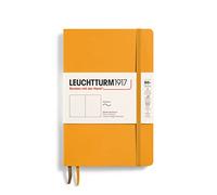 LEUCHTTURM1917 365639 Libreta Paperback (B6+) 125 x 190 mm, Tapa Blanda, 123 páginas numeradas, Rising Sun, Lisa