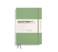 LEUCHTTURM1917 366172 Libreta Composition (B5) 178 x 254 mm, Tapa Dura, 219 páginas numeradas, Sage, Puntos