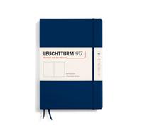 LEUCHTTURM1917 366177 Libreta Composition (B5) 178 x 254 mm, Tapa Dura, 219 páginas numeradas, Azúl Marino, Lisa