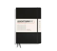 LEUCHTTURM1917 366185 Libreta Composition (B5) 178 x 254 mm, Tapa Dura, 219 páginas numeradas, Negro, Lineas