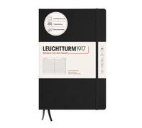 LEUCHTTURM1917 366185 Libreta Composition (B5) 178 x 254 mm, Tapa Dura, 219 páginas numeradas, Negro, Lineas
