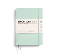 LEUCHTTURM1917 367258 Libreta Medium (A5) 145 x 210 mm, Tapa Dura, 251 páginas numeradas, Mint Green, Lisa