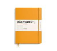 LEUCHTTURM1917 368142 Master Slim - Cuaderno (A4+), tapa dura, 123 páginas numeradas, Rising Sun