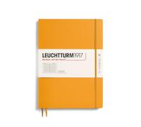 LEUCHTTURM1917 368143 Libreta Master Slim (A4+) 225 x 315 mm, Tapa Dura, 123 páginas numeradas, Rising Sun, Lineas