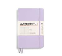 LEUCHTTURM1917 368156 Libreta Paperback (B6+) 125 x 190 mm, Tapa Blanda, 123 páginas numeradas, Lilac, Puntos
