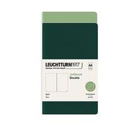 LEUCHTTURM1917 368195 Jottbook Doble (A6 Pocket), 59 páginas numeradas, Lisa, Sage & Forest Green, en paquete doble