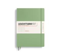 LEUCHTTURM1917 370260 Libreta Master Classic (A4+) 225 x 315 mm, Tapa Dura, 235 páginas numeradas, Sage, Puntos