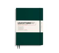 LEUCHTTURM1917 Master Slim 370273 - Cuaderno (A4+), tapa dura, 123 páginas numeradas, color verde bosque