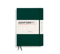 LEUCHTTURM1917 370278 Libreta Composition (B5) 178 x 254 mm, Tapa Dura, 219 páginas numeradas, Forest Green, Lisa