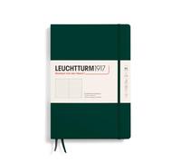 LEUCHTTURM1917 370279 Libreta Composition (B5) 178 x 254 mm, Tapa Dura, 219 páginas numeradas, Forest Green, Puntos