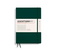 LEUCHTTURM1917 370280 Libreta Composition (B5) 178 x 254 mm, Tapa Dura, 219 páginas numeradas, Forest Green, Lineas