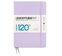 LEUCHTTURM1917 370337 Libreta de notas Medium (A5), EDITION 120, Tapas duras, 203 páginas numeradas, Lilac, Lisa
