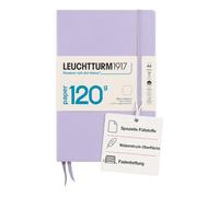 LEUCHTTURM1917 370337 Libreta de notas Medium (A5), EDITION 120, Tapas duras, 203 páginas numeradas, Lilac, Lisa
