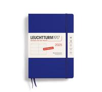 LEUCHTTURM1917 370548 - Agenda semanal (tamaño mediano (A5) 2025, tinta alemana