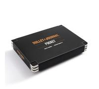 Leuchtturm1917 371123 - Bolsillo para diario, 14,3 x 10,3 cm, 46 páginas dobles numeradas, punteadas, negro, paquete de 3