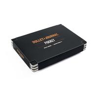 Leuchtturm1917 371123 - Bolsillo para diario, 14,3 x 10,3 cm, 46 páginas dobles numeradas, punteadas, negro, paquete de 3
