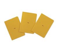 LEUCHTTURM1917 371123 Bullet Journal Pocket, 14,3 x 10,3 cm, 46 páginas dobles numeradas, Dotted, Yellow24, 3 unidades