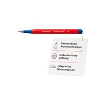 LEUCHTTURM1917 371287 Drehgriffel Nr. 2, Rojo/Azul real, Lápiz, mina de grafito (grosor 0, 7 mm) - Bauhaus Edition